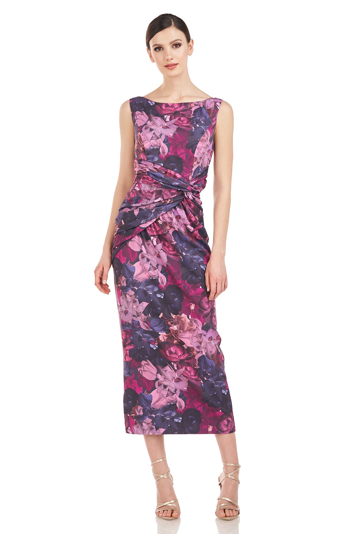 Sabina Knot Tea Length Dress