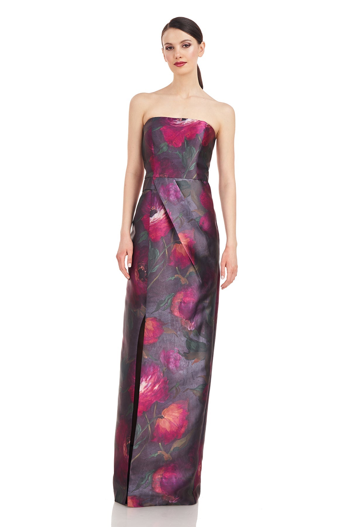 Lucienne Strapless Column Gown