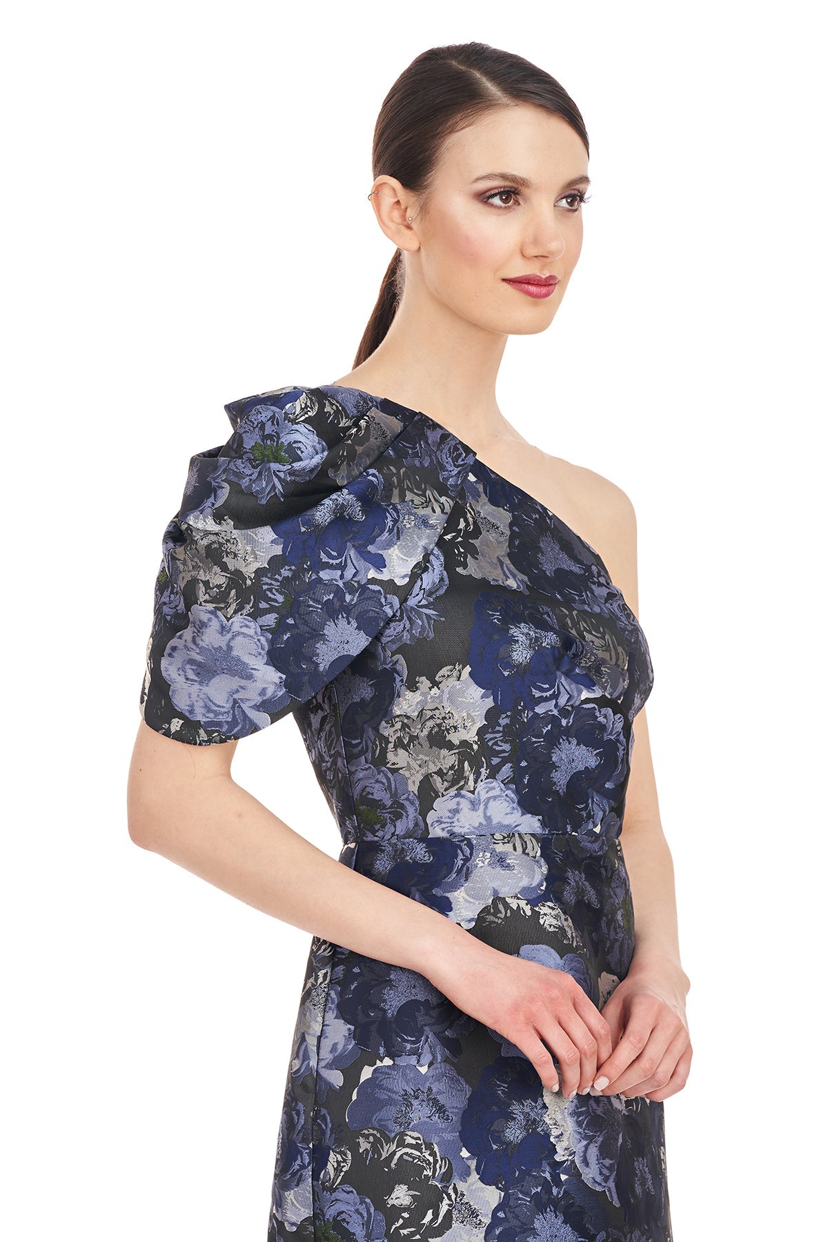 Briana Shoulder Draped Gown