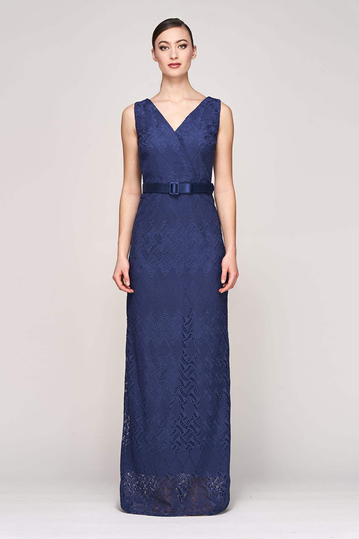 Hendrix Lace Column Gown