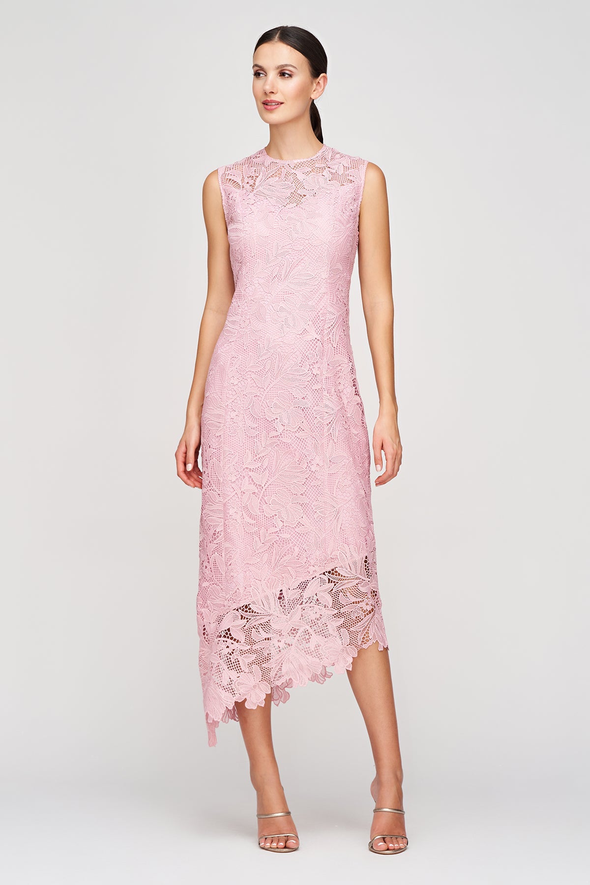 Imelda Asymmetric Midi Dress