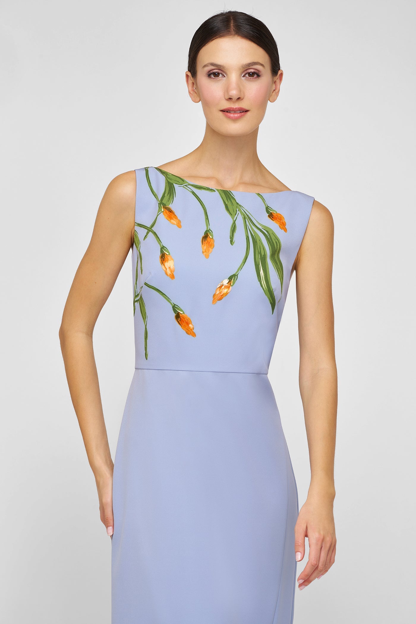 Ira Embellished Column Gown