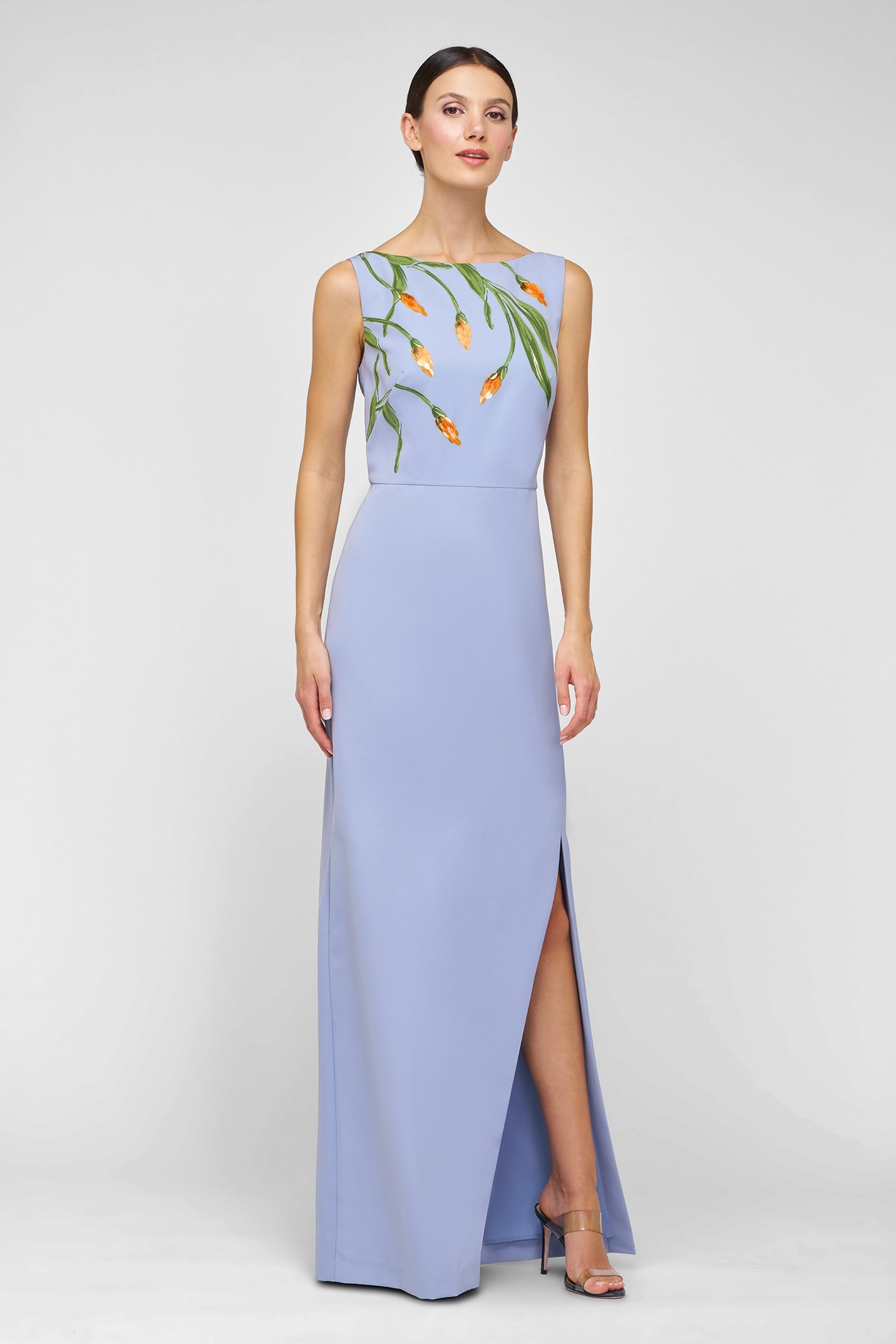 Ira Embellished Column Gown