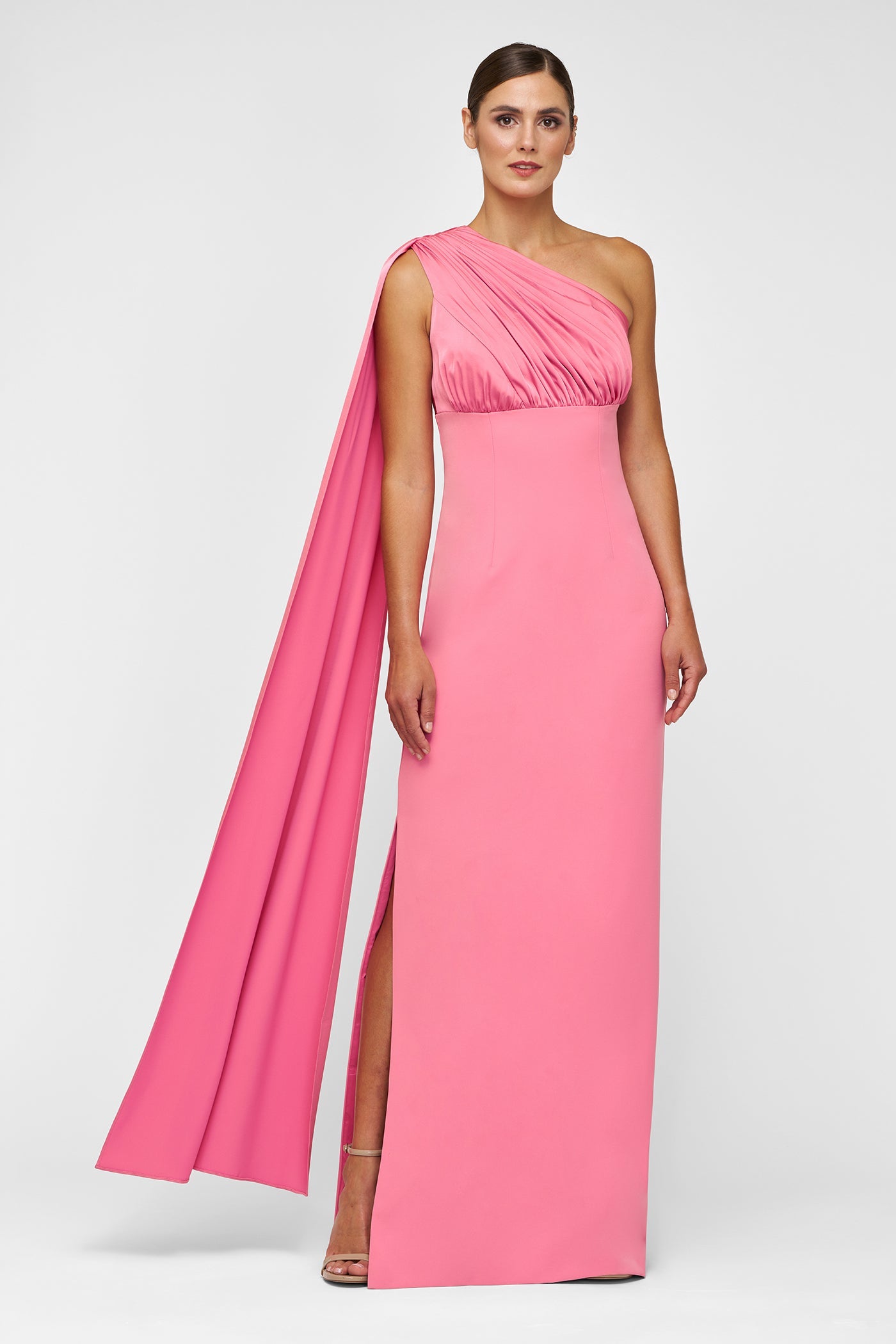 Alessandra Column Gown