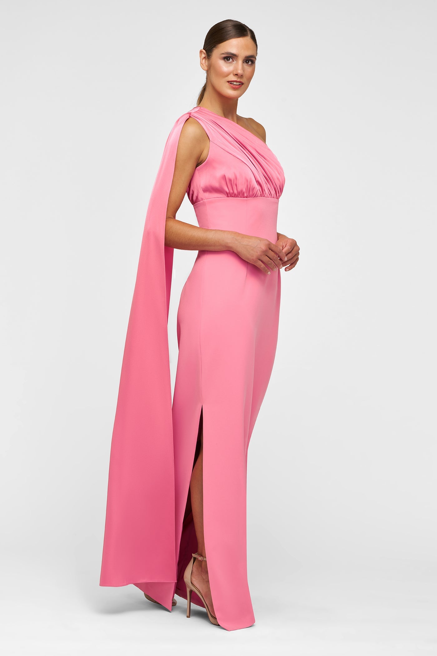 Alessandra Column Gown