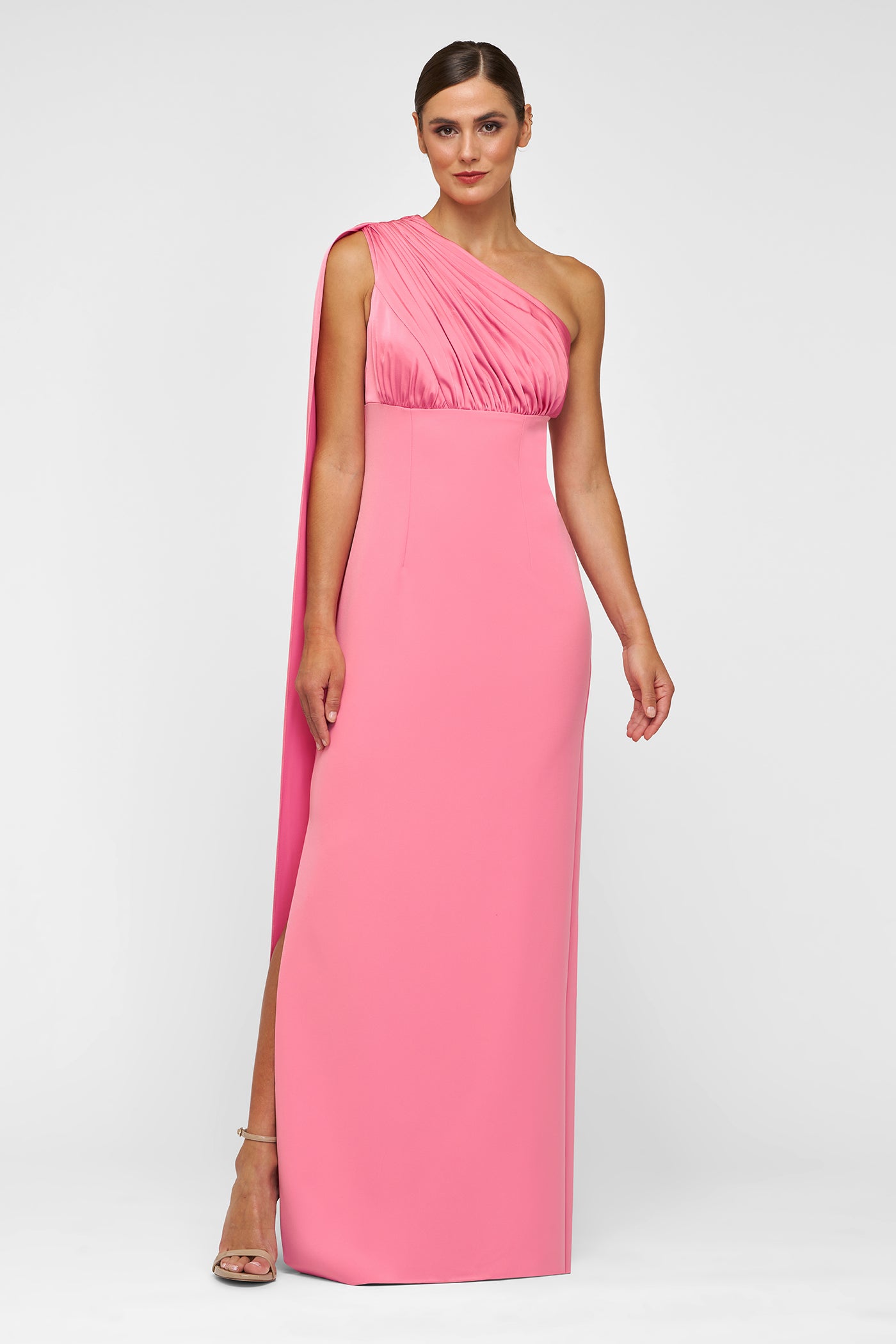 Alessandra Column Gown