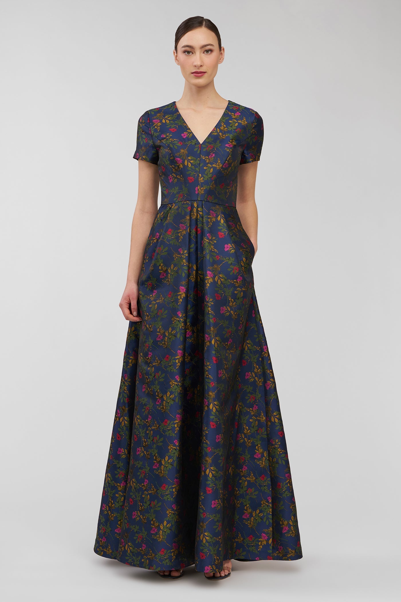 Rochelle V-Neck Gown