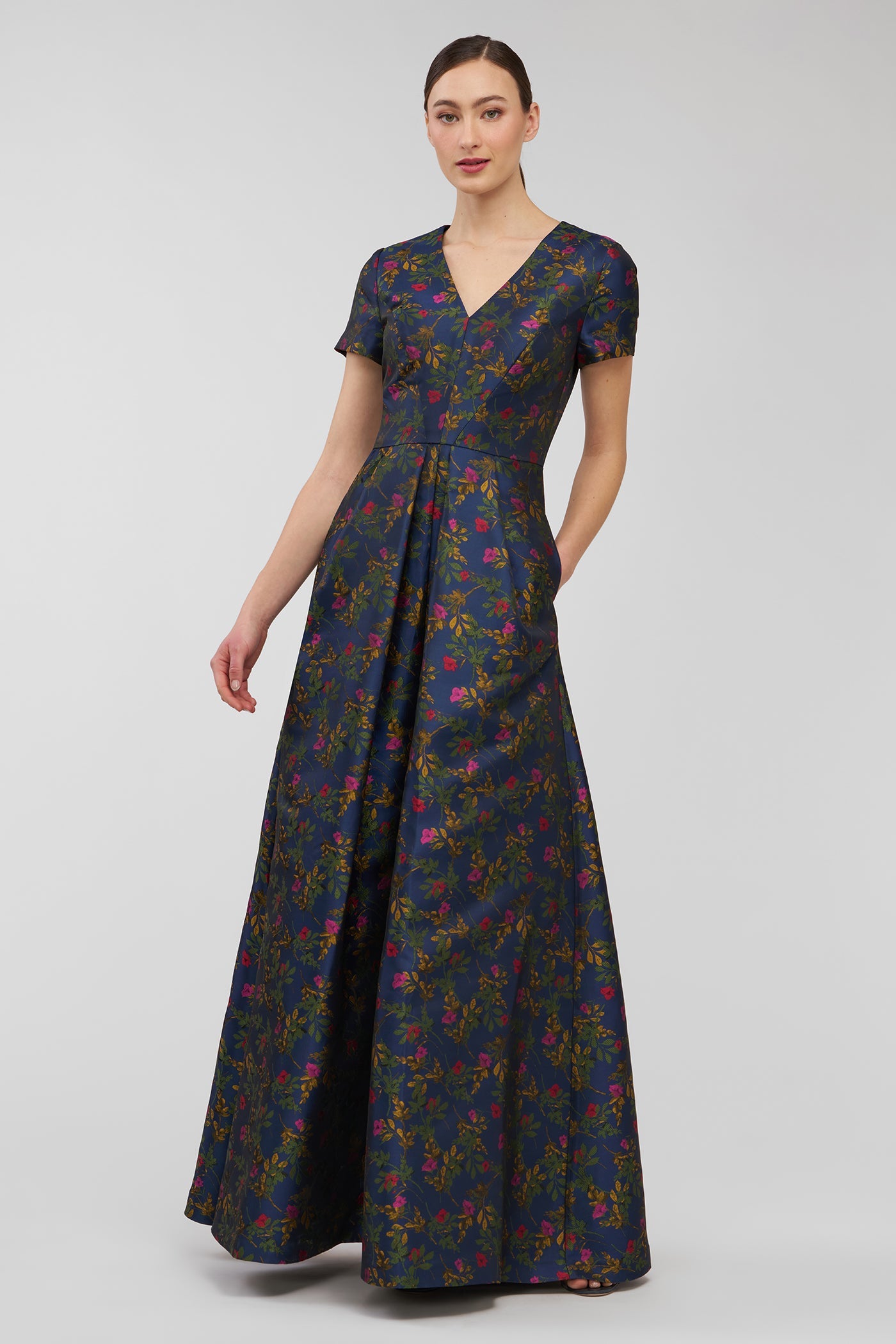 Rochelle V-Neck Gown