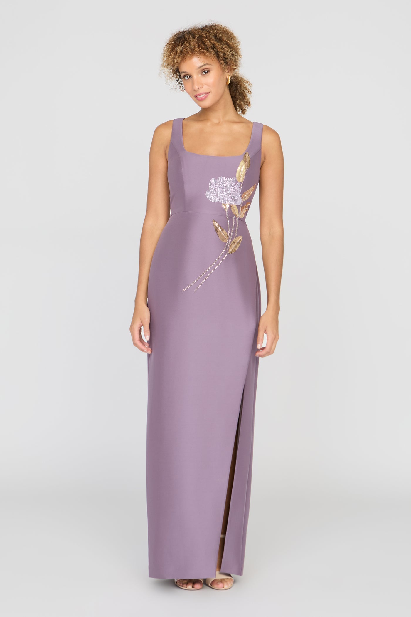 Paloma Embellished Column Gown