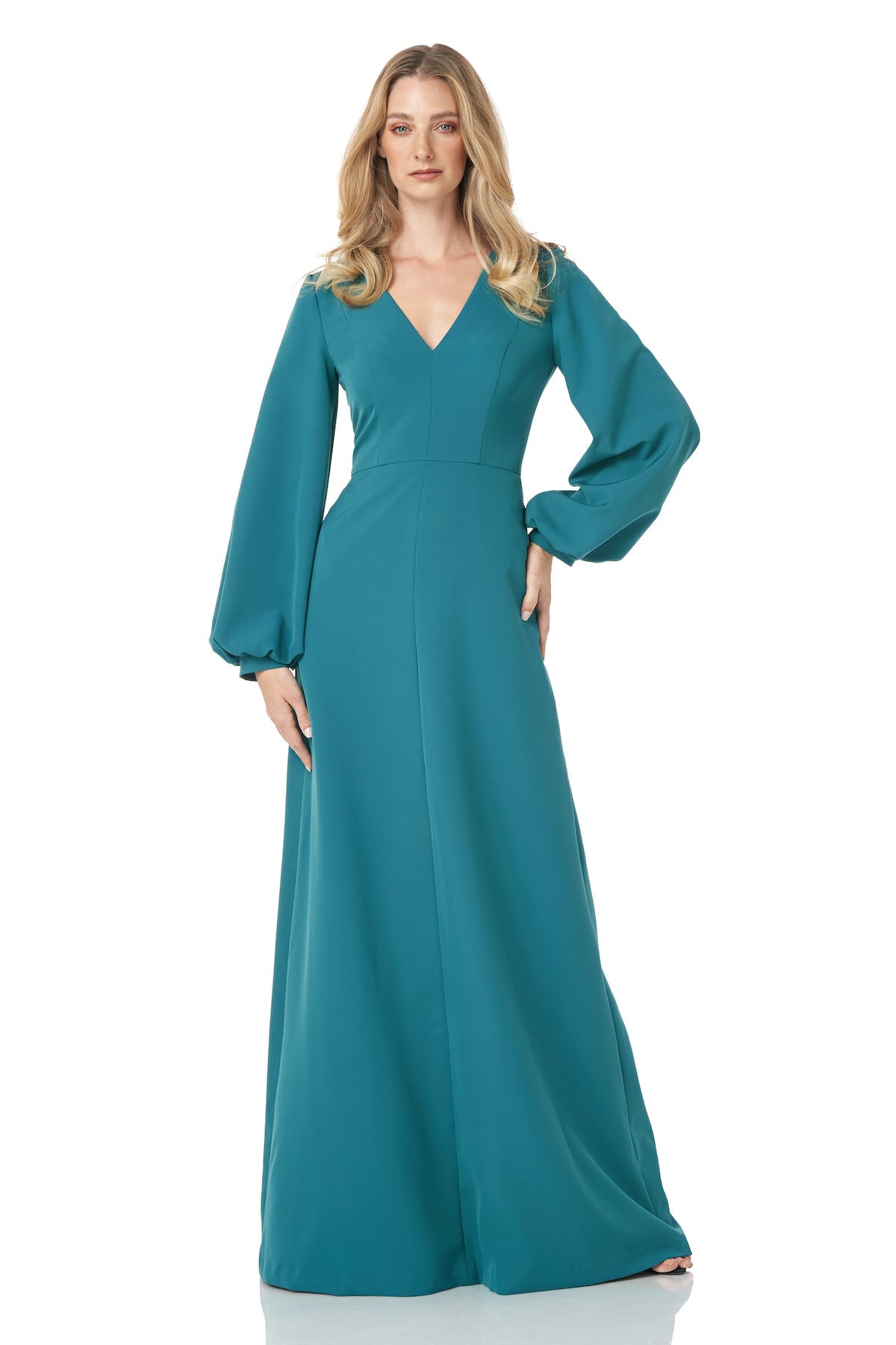 Bishop Sleeve Gown