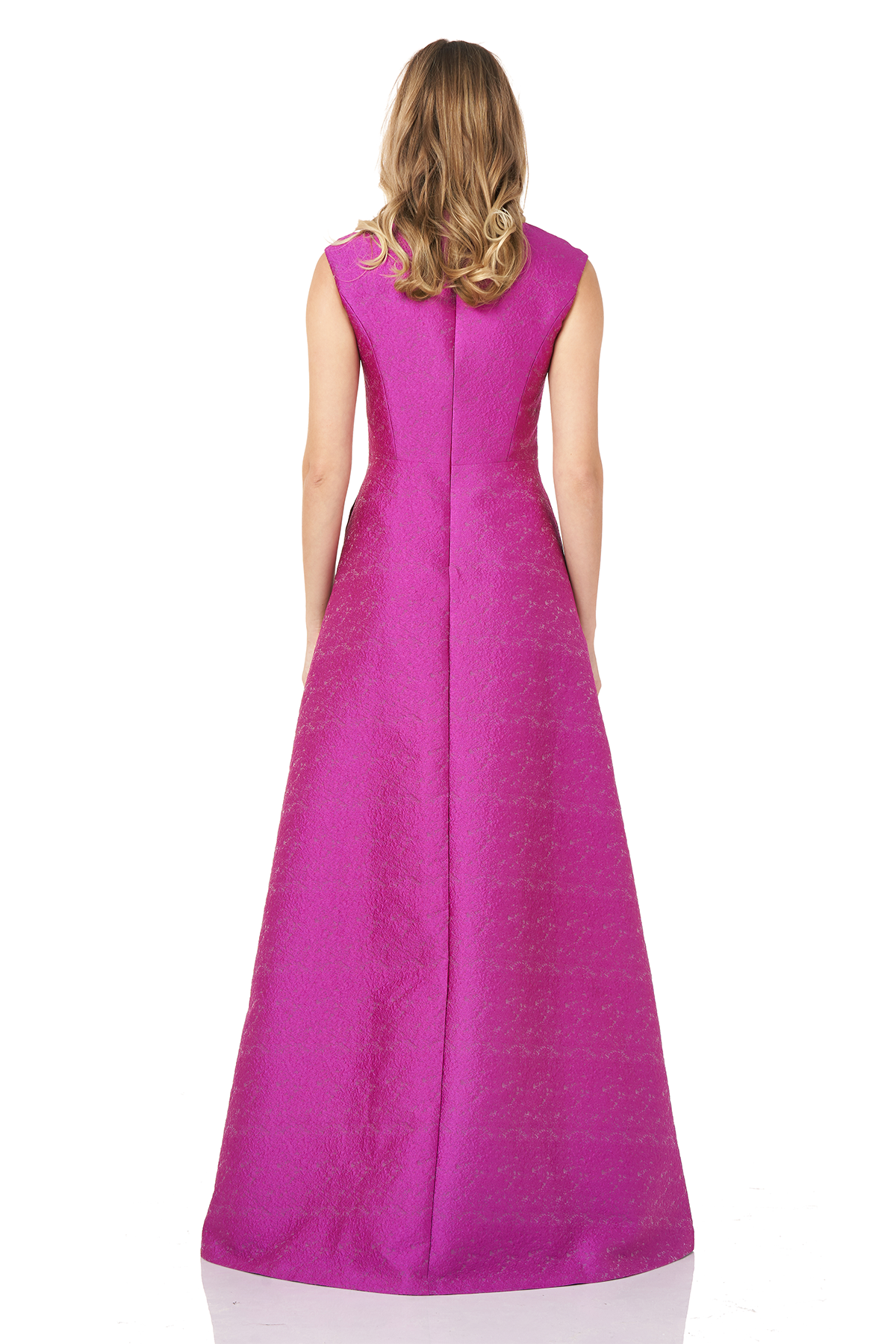 Textured Jacquard Gown