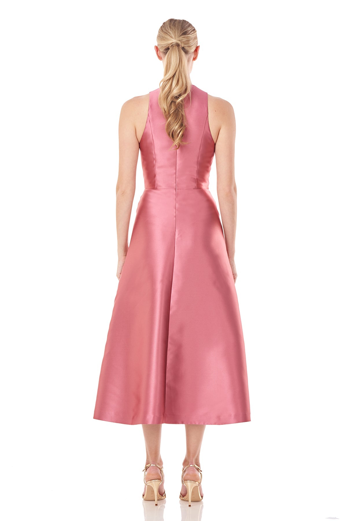 Elliott Pleated Tea Length Dress