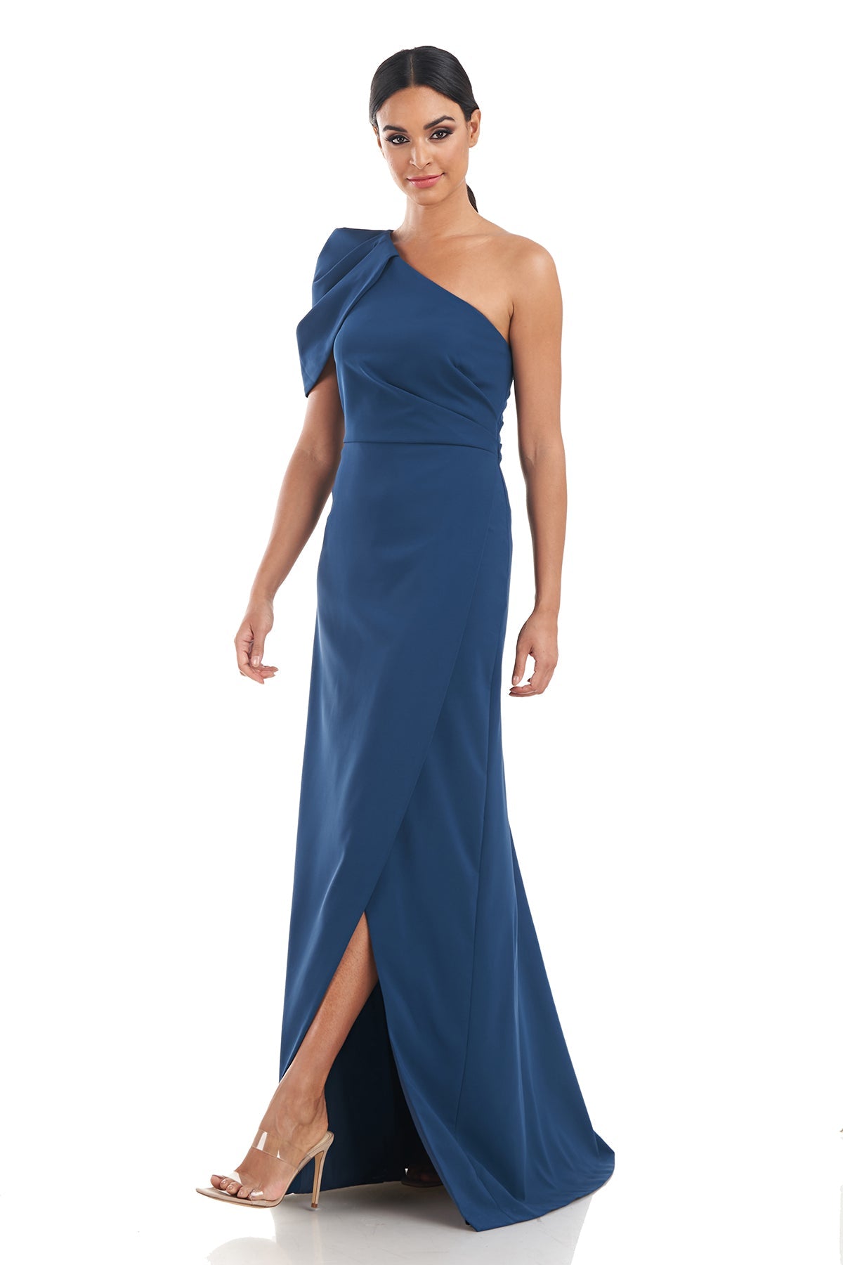 Briana Shoulder Draped Gown
