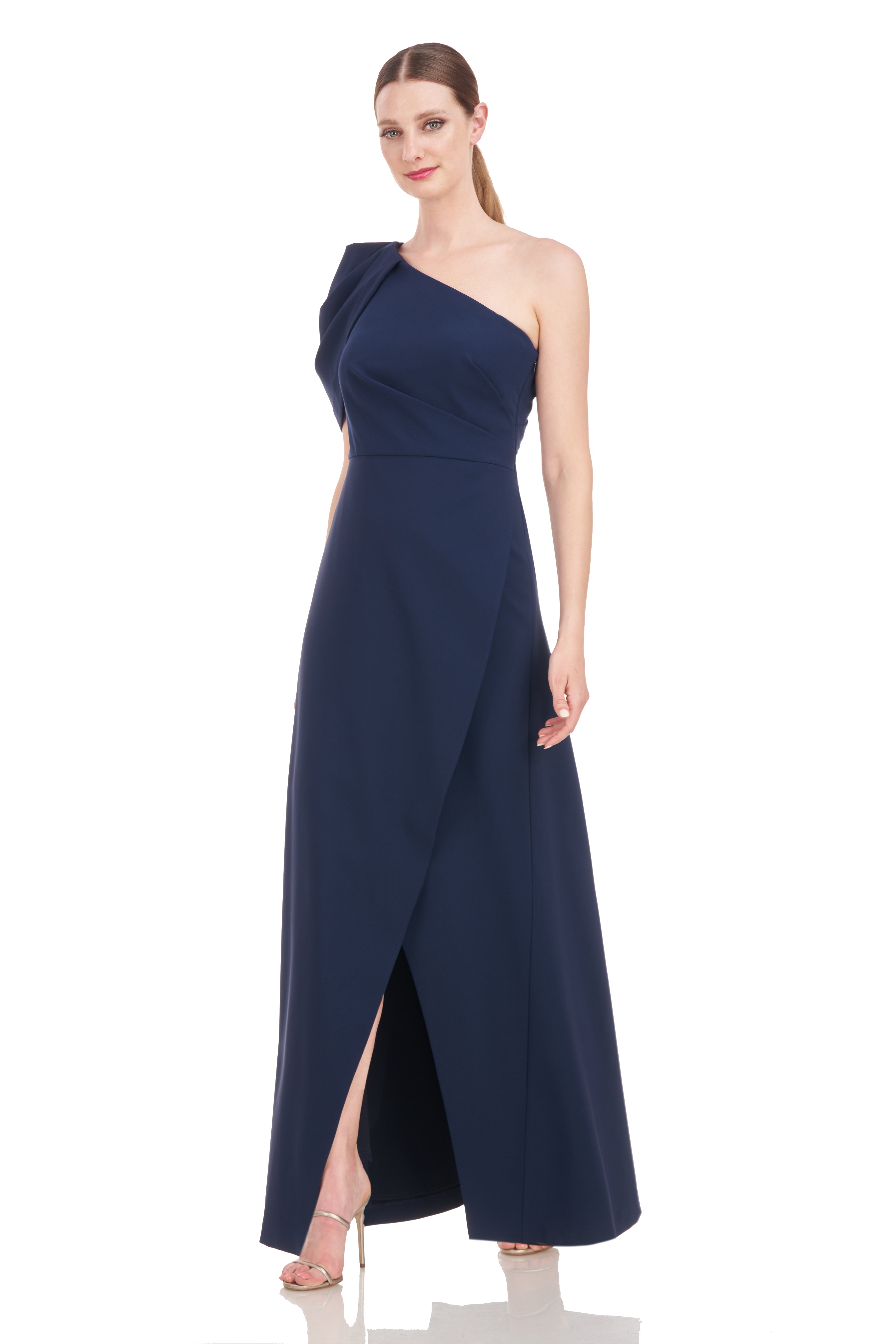 Briana Shoulder Draped Gown