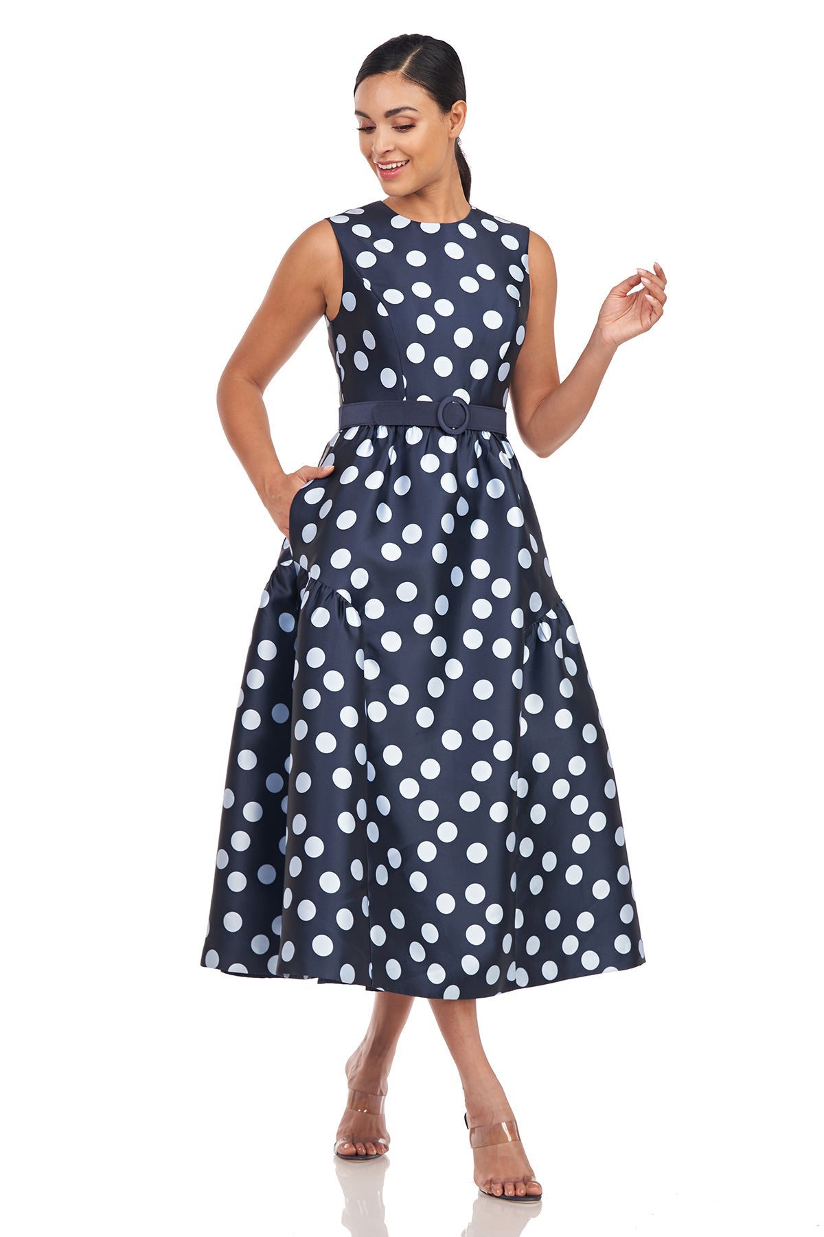 Tinslee Tea Length Dress